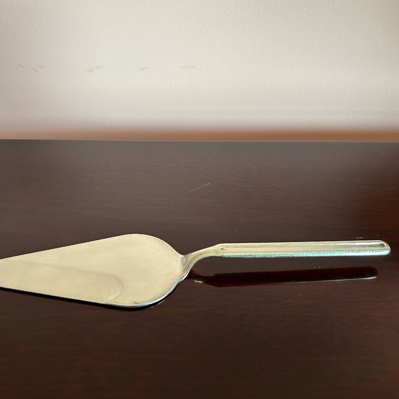 Vintage Stonewashed Cake Baroque Italian Server 10.25" Long 2.5" Wide 0.5" High - Picture 2 of 10